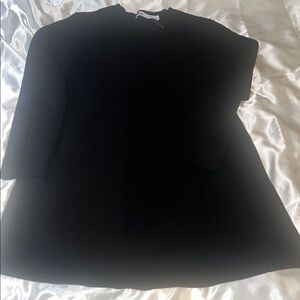 Zara Elegant Black Long Sleeve Dress